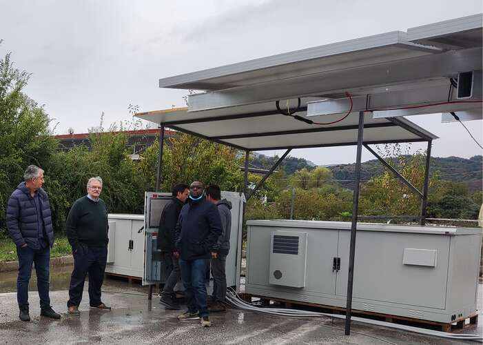 Hybrid PV battery diesel systems for telecom infrastructure